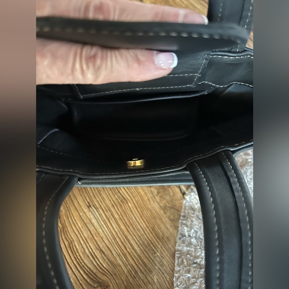 🌸Vintage COACH Mini Bleeker Small Bucket Tote -Black lightly used RARE FIND - Picture 8 of 8